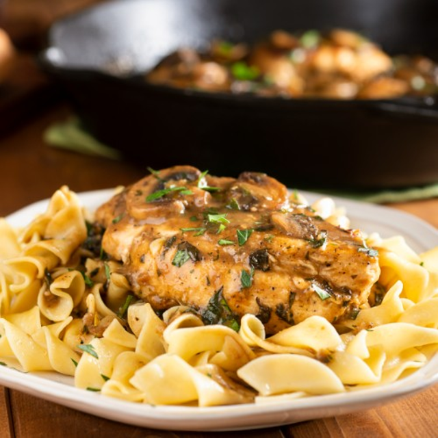 Chicken Marsala.