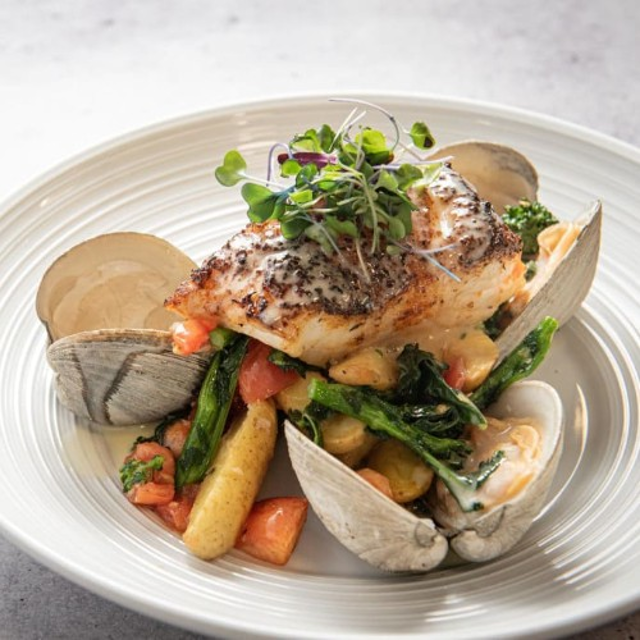 Pan Seared Sea Bass.